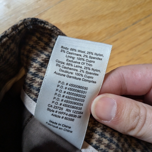 Wilfred Wool Plaid Pants - Picture 4 of 5